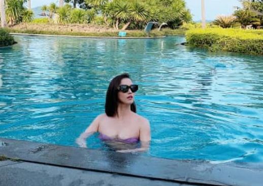 Dân tình 'phát lú' vì tưởng Lã Thanh Huyền thả rông ở bể bơi, nữ diễn viên còn 'thêm dầu vào lửa'