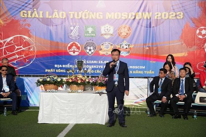 Giải bóng đá Lão Tướng Moskva tăng gắn kết cộng đồng người Việt tại LB Nga